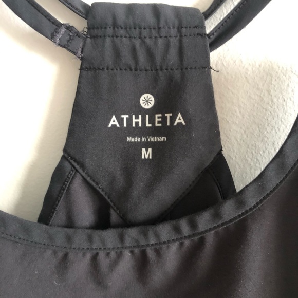 Athleta Black Tank Size Medium - Picture 3 of 6